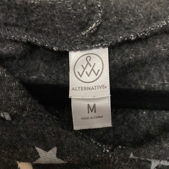 Alternative Gray Hoodie with Stars Size Medium - Picture 2 of 5